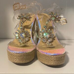 Fashion Nova Espadrilles Size 6.5